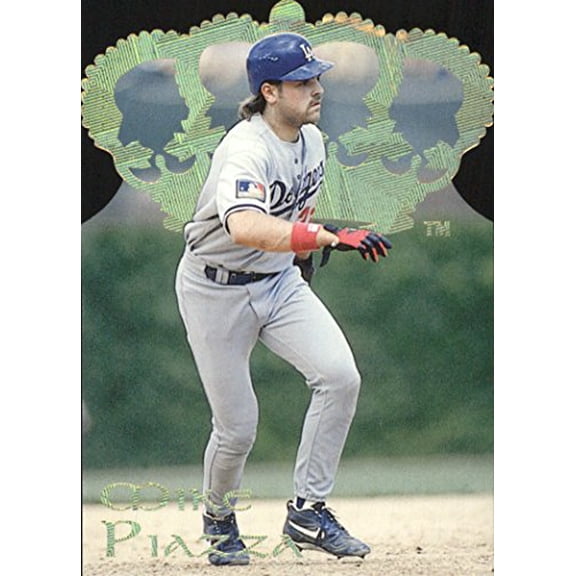 1995 Pacific Gold Crown Die Cuts #13 Mike Piazza MLB Baseball Trading Card