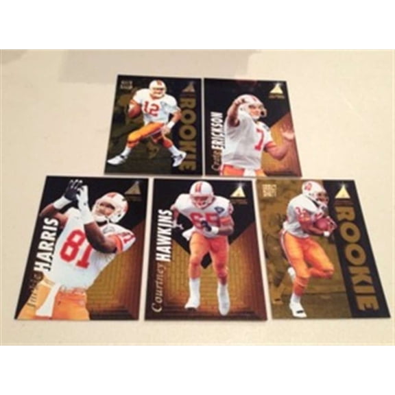 1995 Pinnacle Zenith Tampa Bay Buccaneers Team Set 5 Cards Trent Dilfer RC