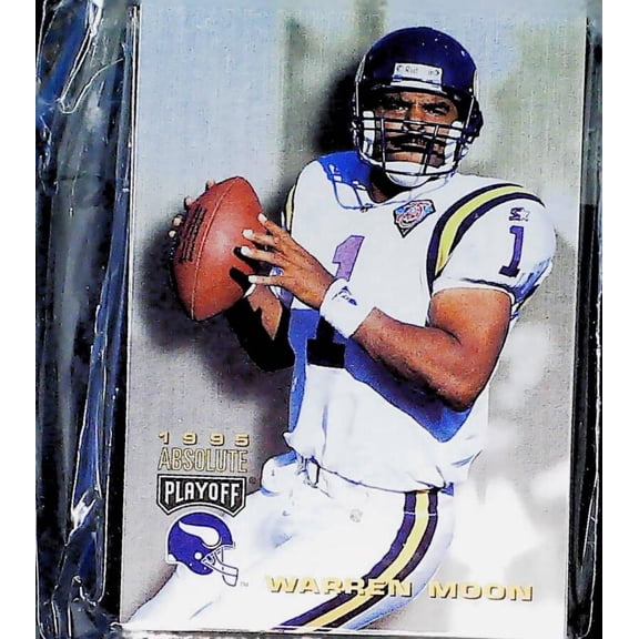 1995 Playoff Absolute Minnesota Vikings Team Set 7 Cards Warren Moon Cris Carter