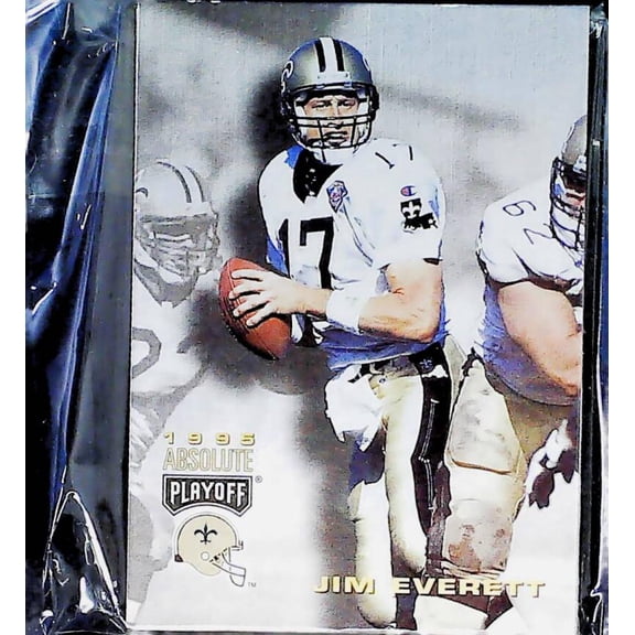 1995 Playoff Absolute New Orleans Saints Team Set 6 Cards Jim Everett Mario Bates