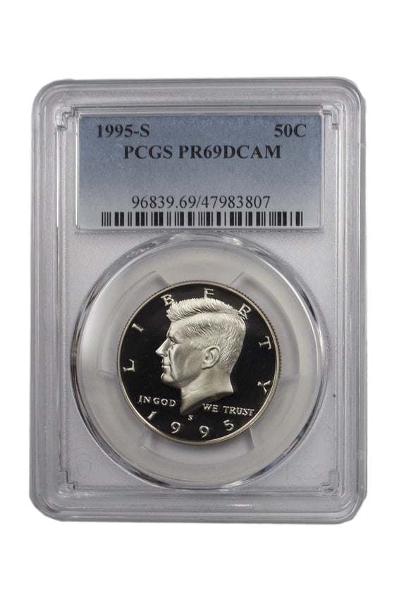 1995-S Kennedy Half Dollar PCGS PR69DCAM Clad Proof  Graded Coin