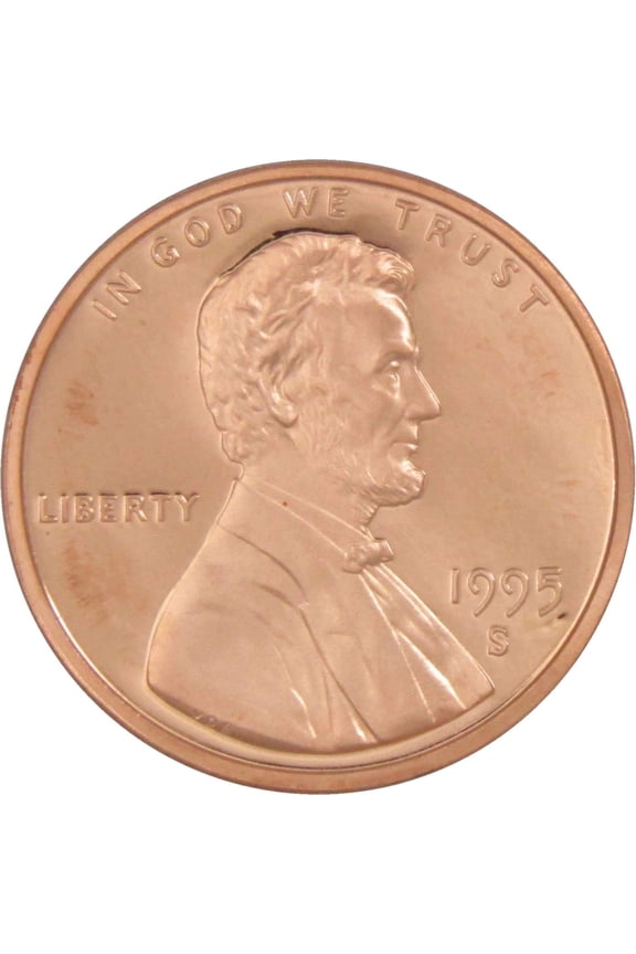 1995 S Lincoln Memorial Cent Choice Proof Penny 1c Coin Collectible
