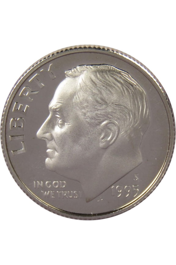 1995 S Roosevelt Dime Choice Proof Clad 10c US Coin Collectible