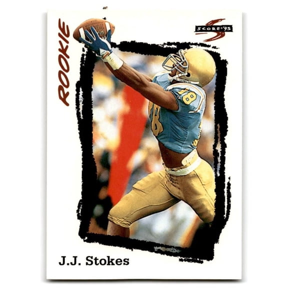 1995 Score Football Card 263 J.J. Stokes RC San Francisco 49ers San Francisco 49ers NFL FOOTBALL Trading Card