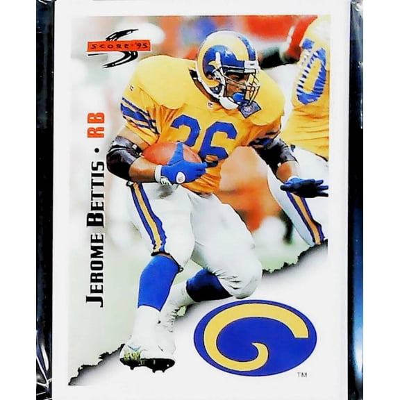 1995 Score Football St Louis Rams Team Set 6 cards Jerome Bettis