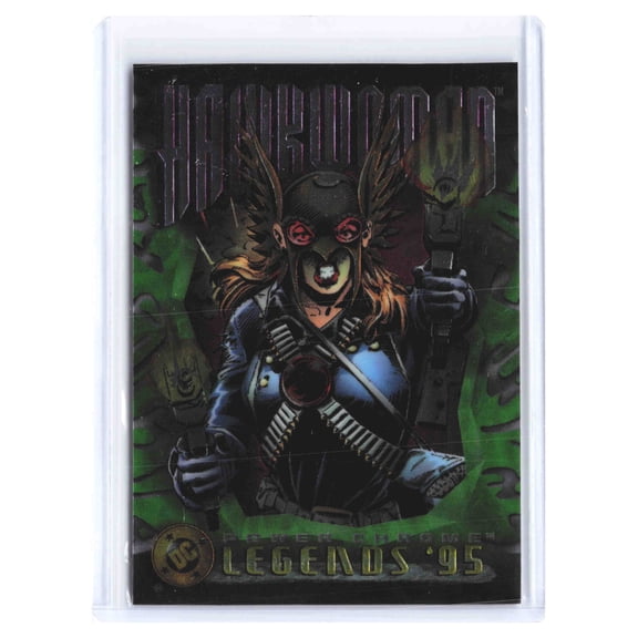 1995 SkyBox DC Legends Power Chrome Hawkwoman Justice Corps Trading Card #19