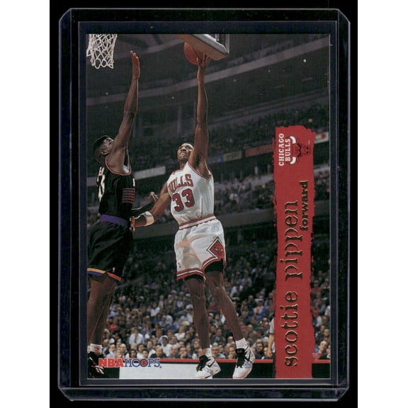 1995 SkyBox Hoops Scottie Pippen Chicago Bulls #24 Trading Card NBA Basketball