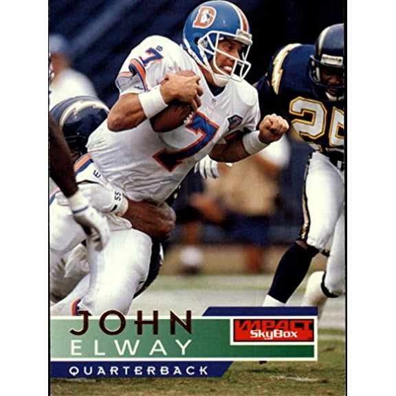 1995 SkyBox Impact #42 John Elway NFL Football Trading Card