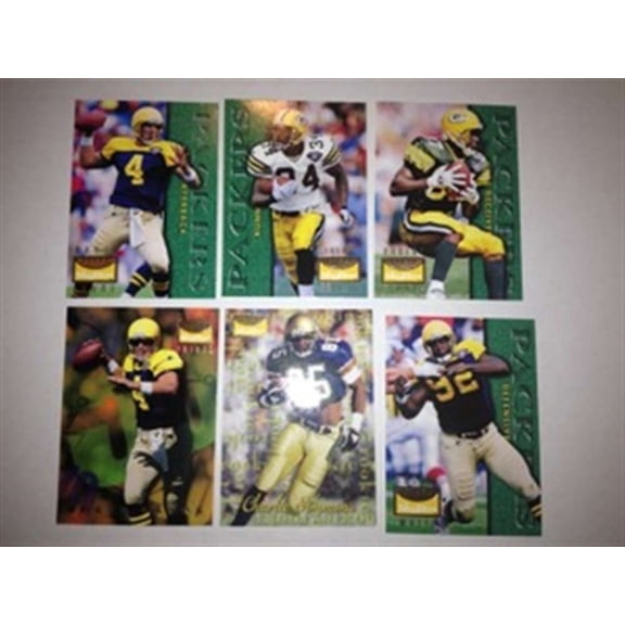 1995 Skybox Premium Green Bay Packers Team Set 6 Cards Bret Favre (2 diff)