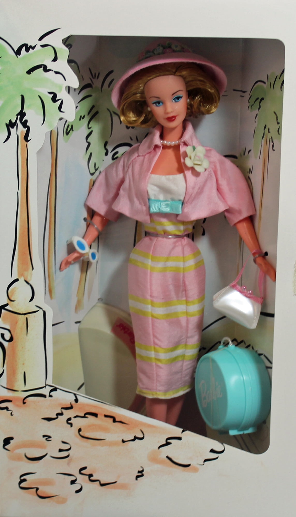 Mattel Summer Sophisticate Barbie Doll, Limited Edition, Spiegel
