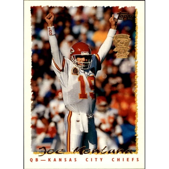 1995 Topps Inaugural Panthers Ed. Kansas City Chiefs Team Set Joe Montana