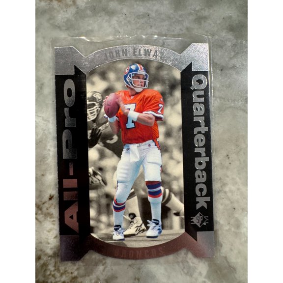 1995 Upper Deck SP John Elway AP-7 Short Print Parallel Insert Football Card