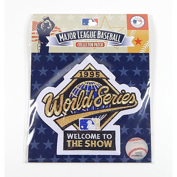 1995 World Series Welcome To The Show Official MLB Collector Patch Emblem New