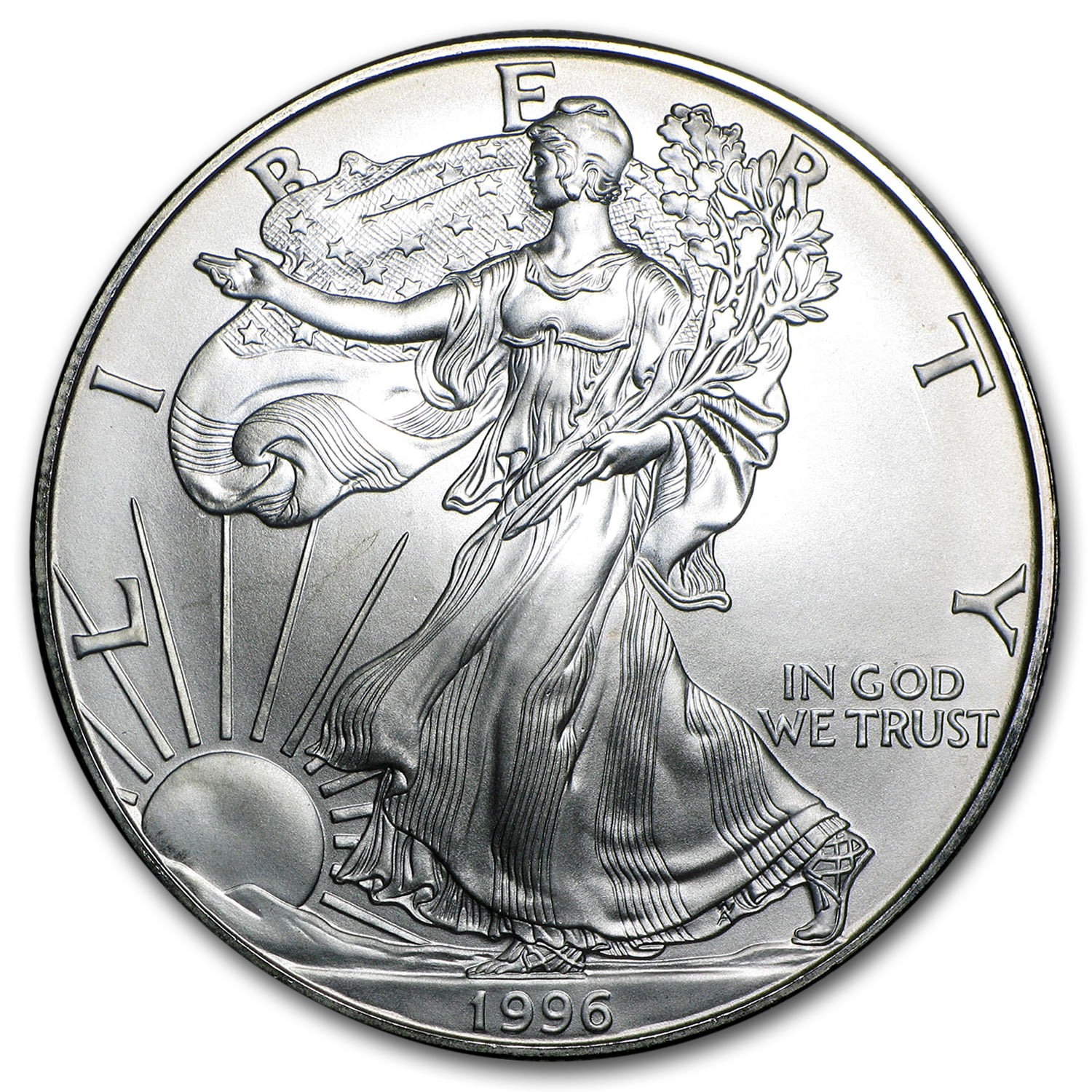 1996 1 Dollar 1-oz Silver Eagle Proof