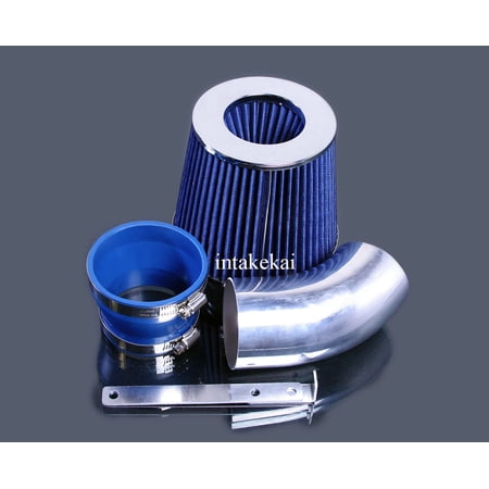 1996 1997 1998 1999 BMW 318i 318is 318ti Z3 1.9 1.9L L4 ENGINE AIR INTAKE KIT + FILTER (BLUE)