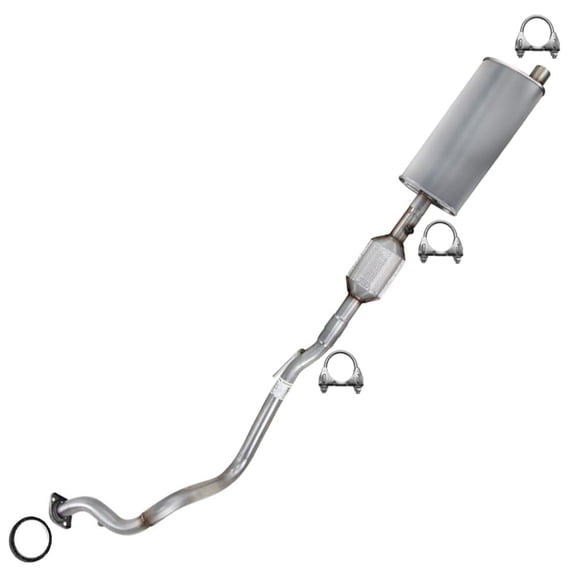 Northeastern Exhaust | Stainless Steel Catalytic Converter, Front Pipe & Muffler Exhaust Kit Fits 19961999 Jeep Cherokee 4.0L | Direct-Fit Replacement