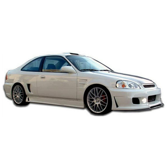 1996-2000 Honda Civic Duraflex B-2 Side Skirts Rocker Panels - 2 Piece