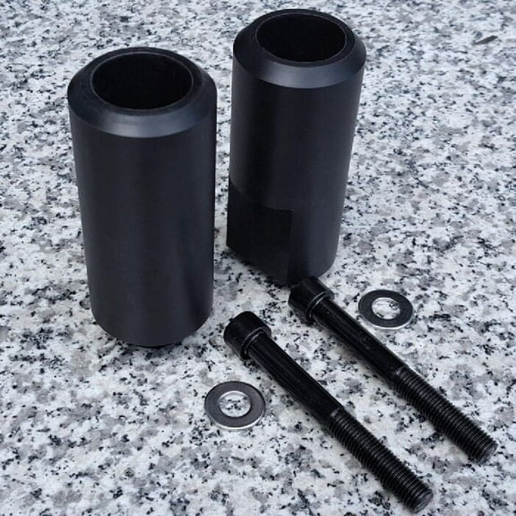1996-2008 Yamaha YZF600 YZF600R YZF 600 600R BLACK NO-CUT FRAME SLIDERS