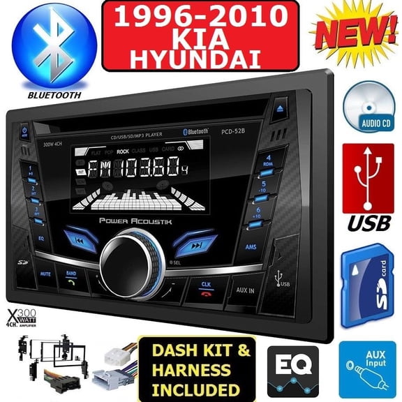 1996-2010 CD MP3 WMA USB EQ BLUETOOTH IPOD  CAR RADIO STEREO PKG