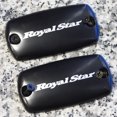 thumbnail image 1 of 1996-2013 Yamaha Royal Star 1300 BLACK FRONT BRAKE & CLUTCH FLUID CAPS, 1 of 1