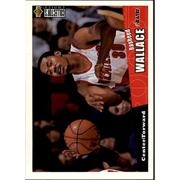 1996-97 Collector's Choice #318 Rasheed Wallace NBA Basketball Trading Card