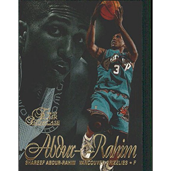 1996-97 Flair Showcase Row 2 #29 Shareef Abdur-Rahim RC NBA Basketball Trading Card