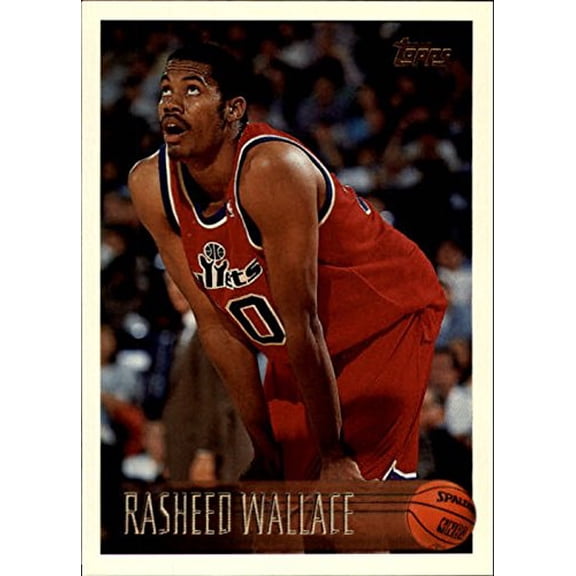 1996-97 Topps #31 Rasheed Wallace NBA Basketball Trading Card