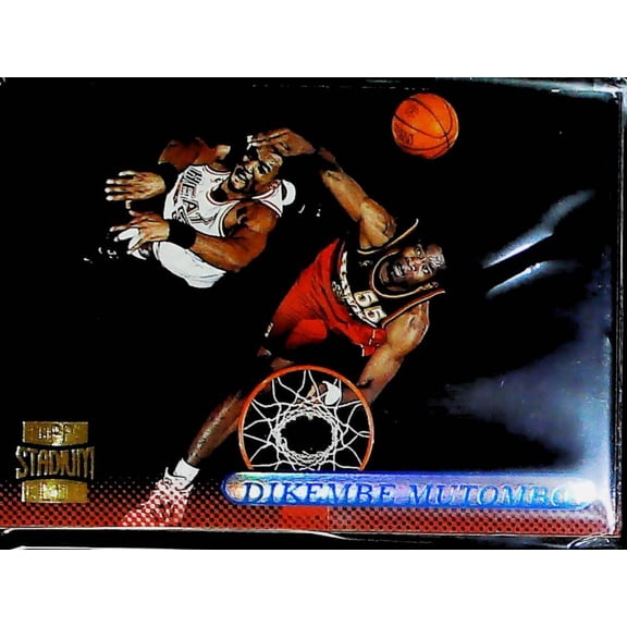 1996-97 Topps Stadium Club Atlanta Hawks Team Set 6 Cards Dikembe Mutombo