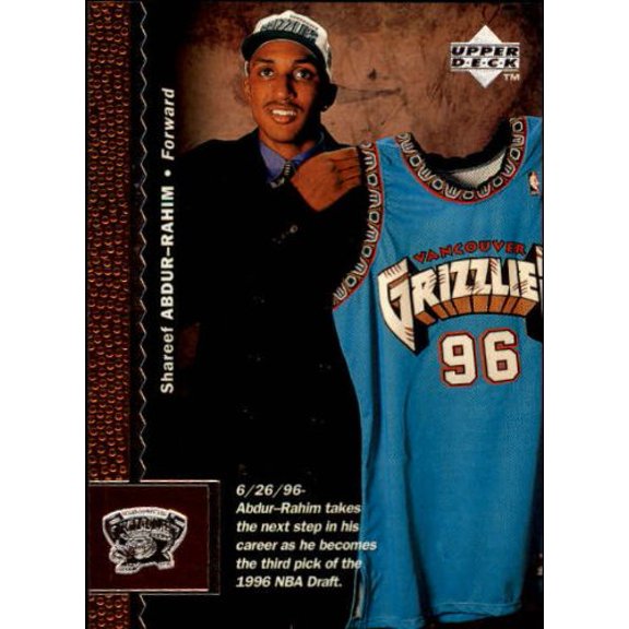1996-97 Upper Deck #129 Shareef Abdur-Rahim RC NBA Basketball Trading Card