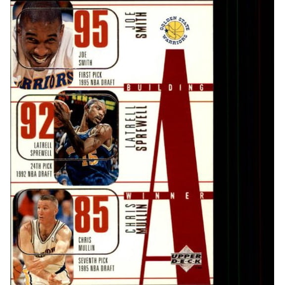 1996-97 Upper Deck #144 Joe Smith Latrell Sprewell Chris Mullin Rony Seikaly BJ Armstrong NBA Basketball Trading Card
