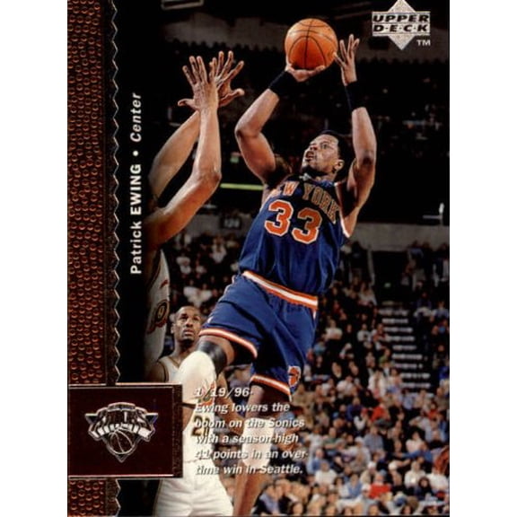 1996-97 Upper Deck #83 Patrick Ewing NBA Basketball Trading Card