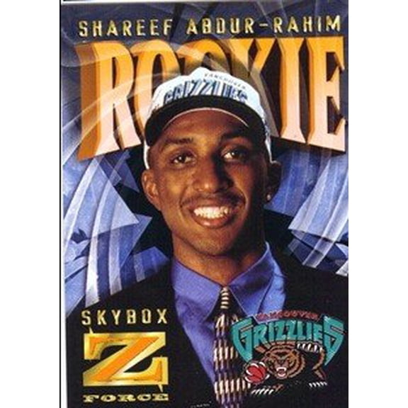 1996-97 Z-Force Z-Cling #R3 Shareef Abdur-Rahim NBA Basketball Trading Card