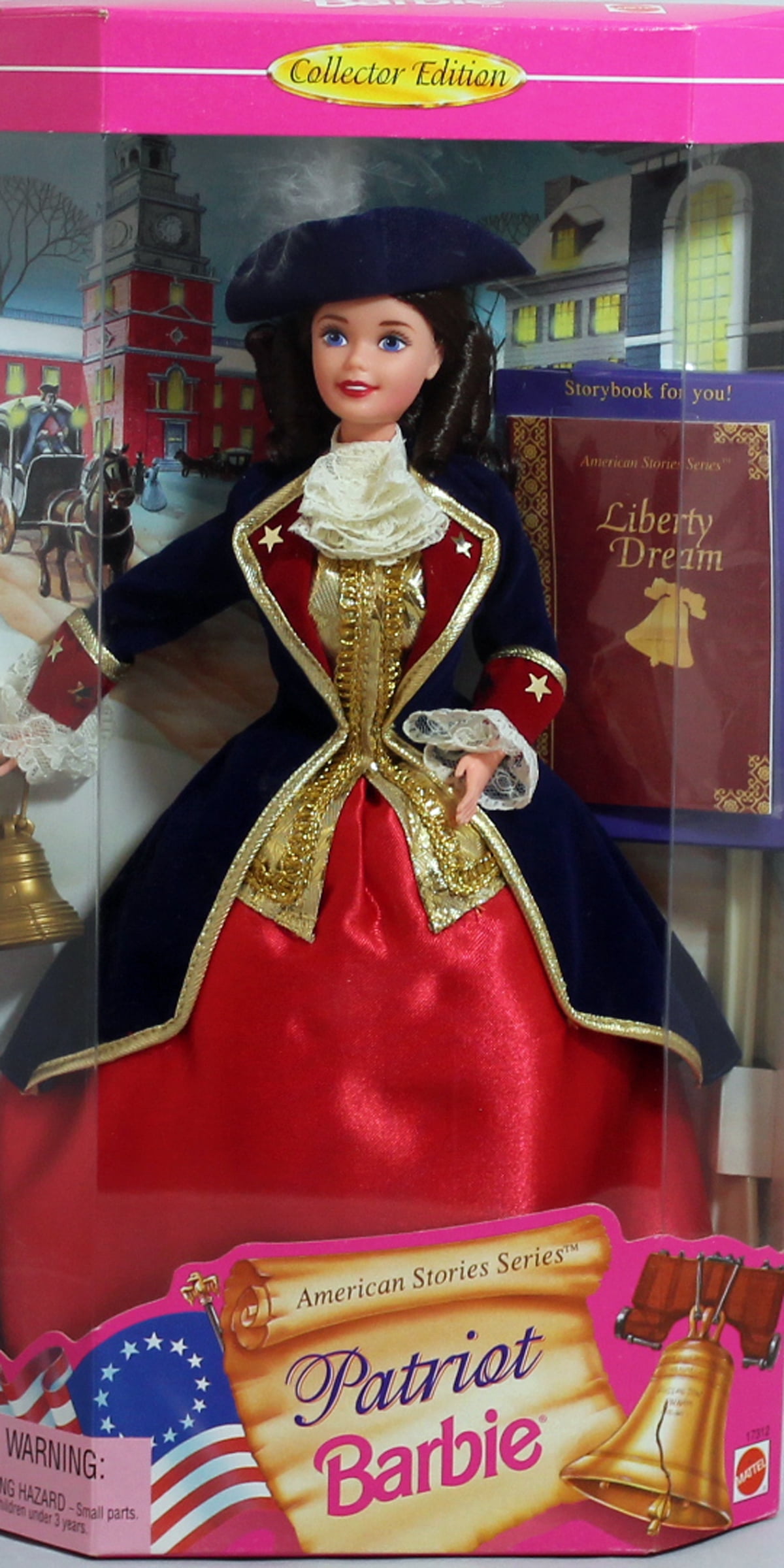 1996 American Stories Patriot Barbie, NRFB, (17312) Mint Box