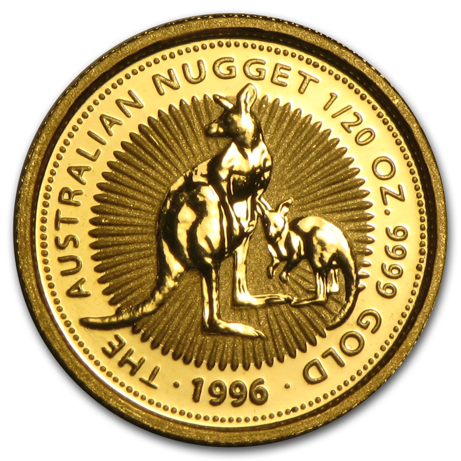 1996 Australia 1/20 oz Gold Nugget - Walmart.com