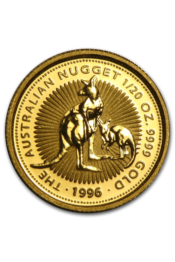 1996 Australia 1/20 oz Gold Nugget