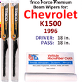 thumbnail image 1 of 1996 Chevrolet K1500 Performance Beam Wipers (Set of 2), 1 of 3