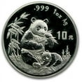 thumbnail image 1 of 1996 China 1 oz Silver Panda Large Date BU (Capsule Only), 1 of 2