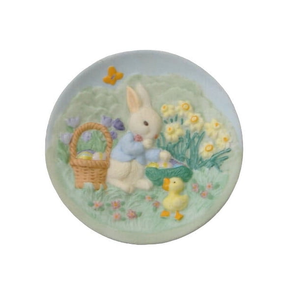 1996 Collector's Plate (Easter) Hallmark Keepsake Christmas Tree Ornament - QEO8221
