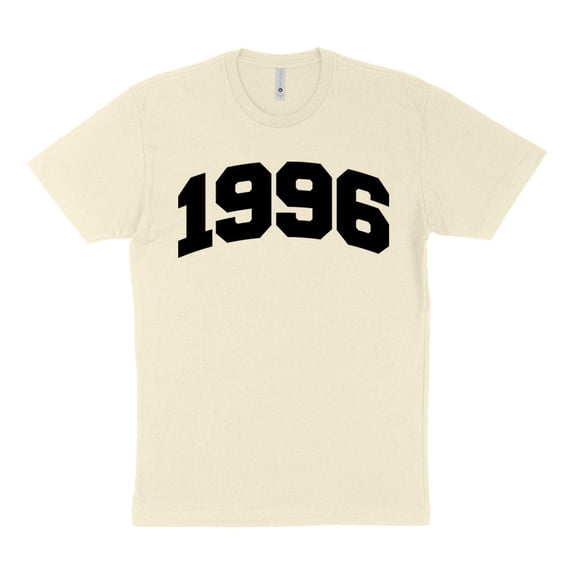 1996 College Style Shirt Unisex Medium Natural