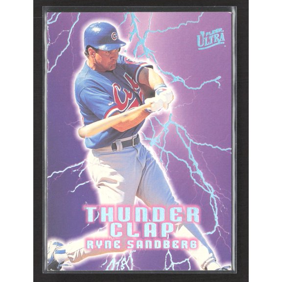 1996 Fleer Ultra Thunder Clap Ryne Sandberg #18