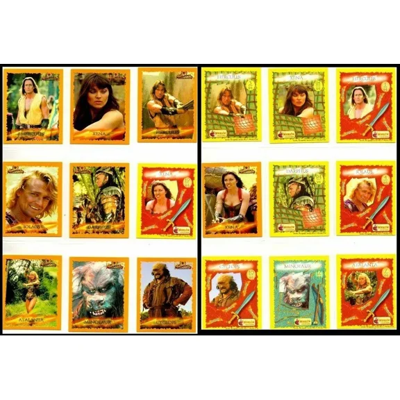 1996 HERCULES / XENA MERLIN COMPLETE TRADING CARDS SET