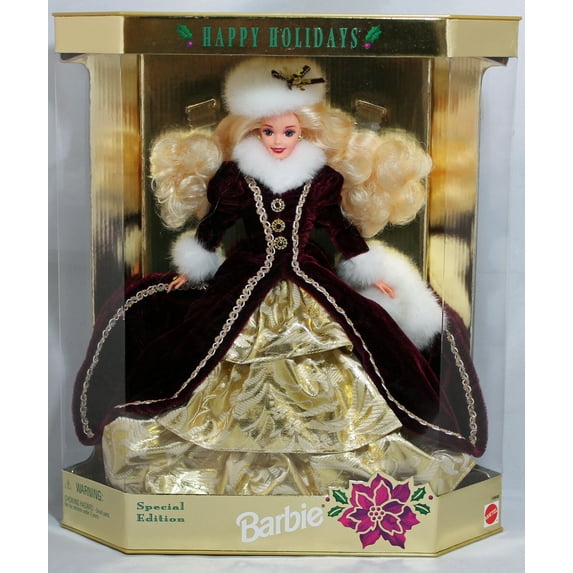 1996 Holiday Barbie, NRFB, (15646) Mint Box