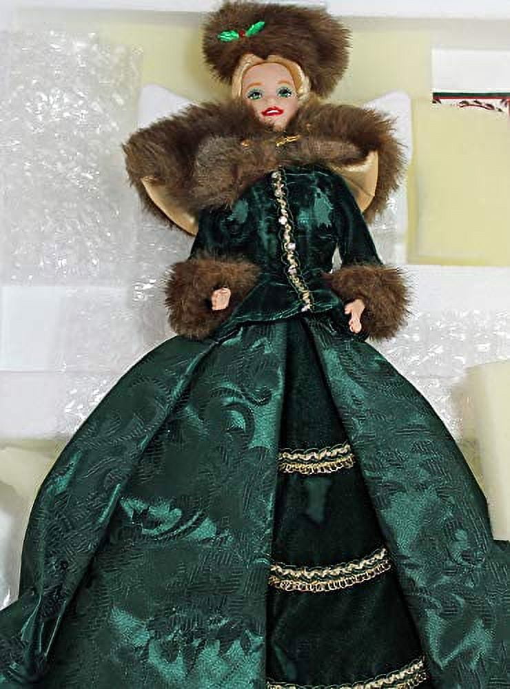 1996 Holiday Caroler Barbie Doll Porcelain Collection Mattel 15760 Walmart