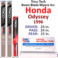 thumbnail image 1 of 1996 Honda Odyssey Beam Blade Wipers (Set of 3) w/Rear Wiper, 1 of 3