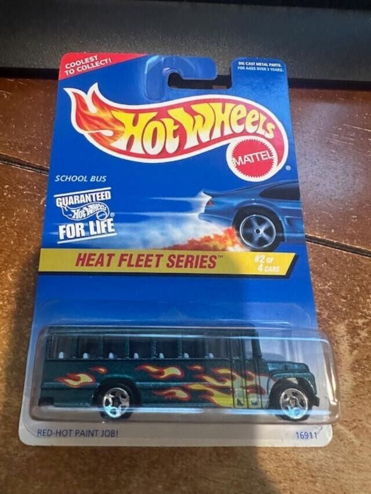 1996 Hot Wheels Heat Fleet Series School Bus 538 (5sp)