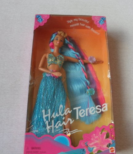 Hula Hair Teresa Barbie Doll 1996 Mattel #17049 - Walmart.com