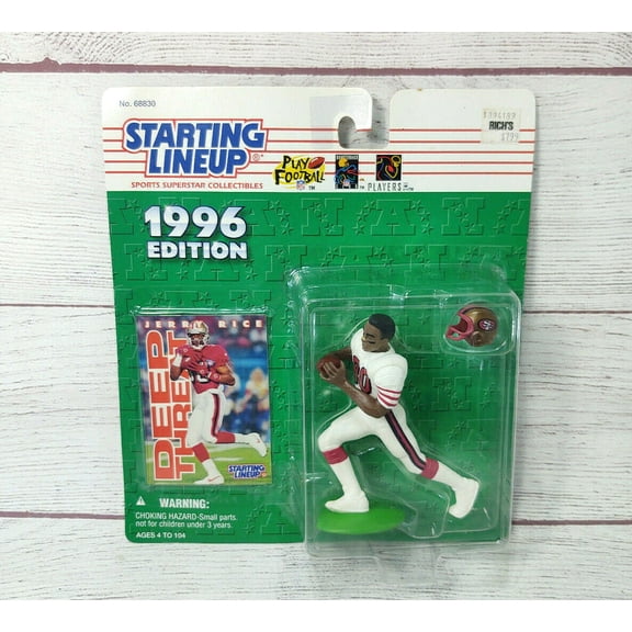 1996 Kenner Starting Lineup - NFL - Jerry Rice - S.F. 49ers