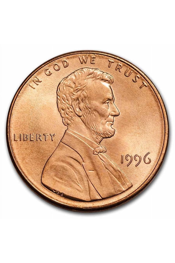1996 Lincoln Cent BU (Red)