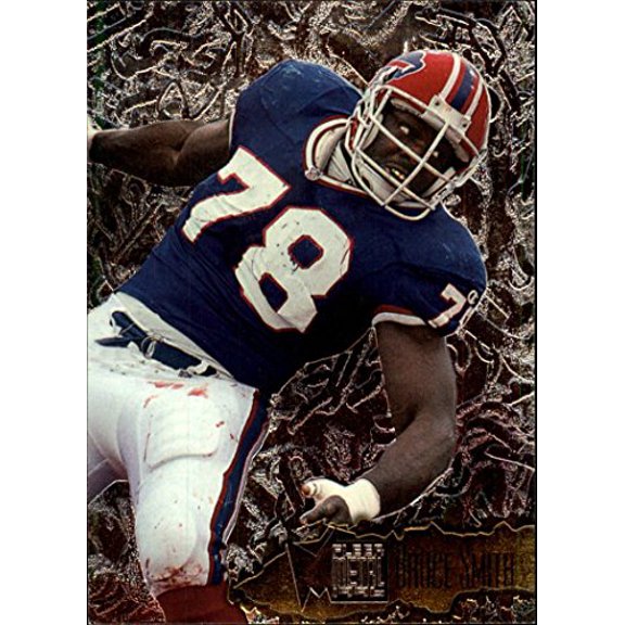 1996 Metal #15 Bruce Smith NFL Football Trading Card