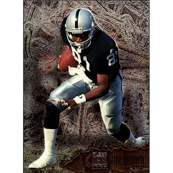 1996 Metal #88 Tim Brown NFL Football Trading Card